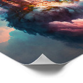 Castle Sky Clouds Fantasy Art Poster (Hoek)