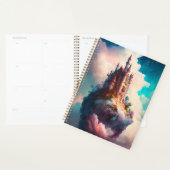 Castle Sky Clouds Imaginaire Art Planner (Devant avec enveloppe)