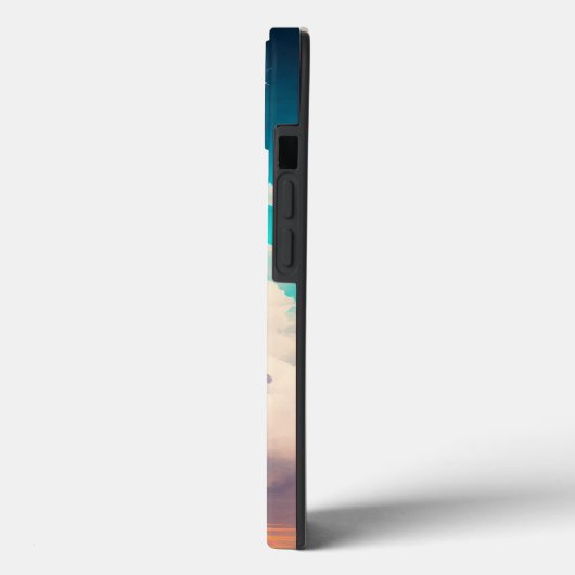 Castle Sky Clouds Imaginaire Coque-Mate coque ipho (Verso / Gauche)