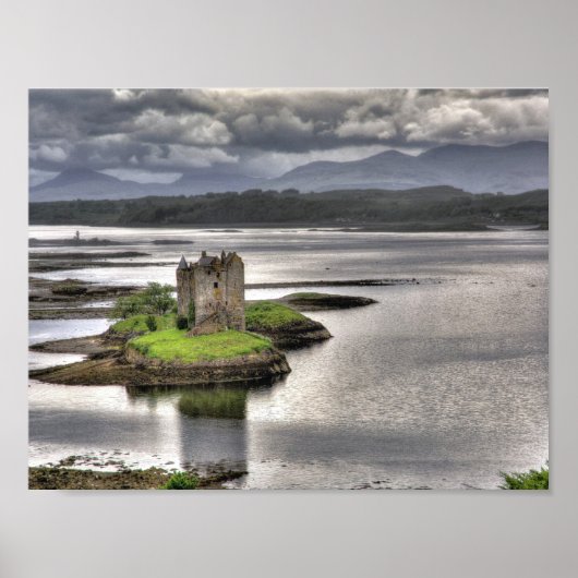 Castle Stalker Appin Argyll Scotland Poster (Voorkant)
