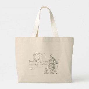 Castle Stalker, Argyll Schotland Tasje Grote Tote Bag
