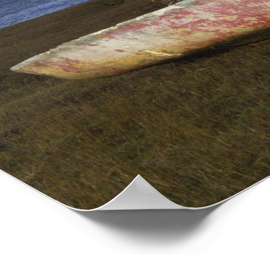 Castle Stalker met een vissersboot in het Poster (Hoek)