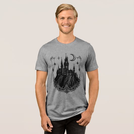 Castle Tri-Blend Shirt (Voorkant volledig)