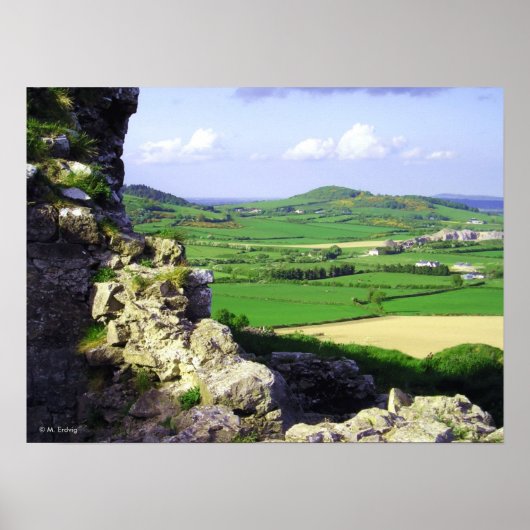 Castle Uitzicht Print (Voorkant)