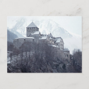 Castle Vaduz Liechtenstein Briefkaart