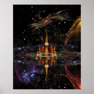 Castle van de tovenaar (16x20) poster
