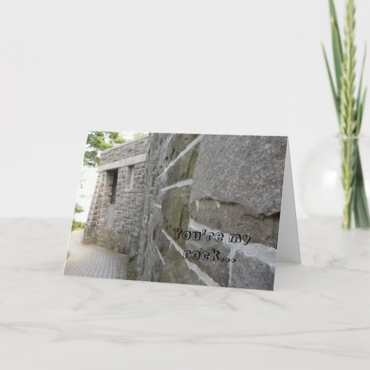 Castle Wall-Vaderdag kaart (Voorkant)