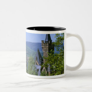 Castle, Werniagen de, Saksen Anhalt, Duitsland Tweekleurige Koffiemok