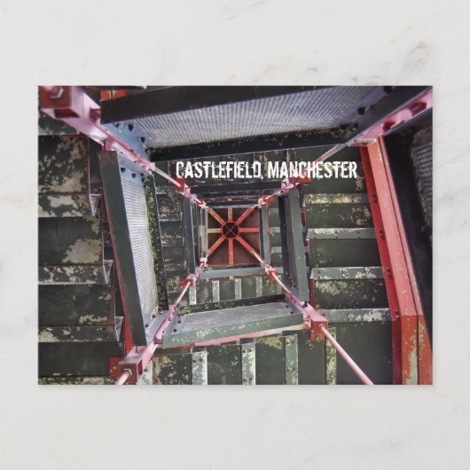 Castlefield Rusty Steps Briefkaart (Voorkant)