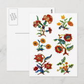 Castlemane Jacobean borduurwerk Briefkaart (Voorkant / Achterkant)