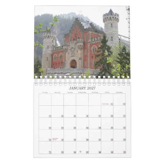 Castles 2008 kalender (Jan 2027)