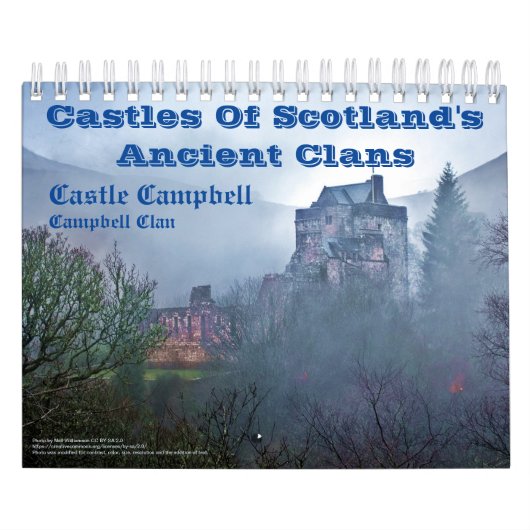 Castles of Scotland's Ancient Clans Photo Calendar Kalender (Hoes)