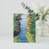 Castles op de Rijn, Duitsland,  Briefkaart (Staand voorkant)