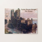 Castles Sinclair-Girnigoe - Clan Sinclair Legpuzzel (Horizontaal)