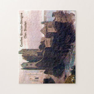 Castles Sinclair-Girnigoe - Clan Sinclair Legpuzzel