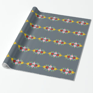 Castles - Traditionele kanaalfolkkunst Cadeaupapier