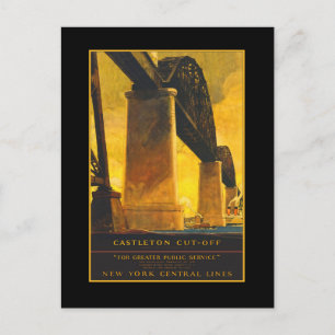 Castleton Cutoff Bridge Travel Poster op kaarten