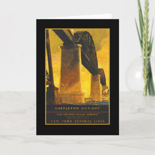 Castleton Cutoff Bridge Travel Poster op kaarten