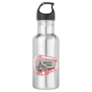 Castleton Tower, klimmer Carabiner Waterfles