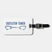 Castleton Tower klimt Quickdraw Bagagelabel (Voorkant horizontaal)