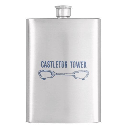 Castleton Tower klimt Quickdraw Flacon (Voorkant)