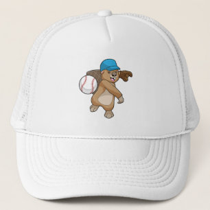 Castor au Baseball Sports avec Casquette