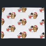 Castor Avec Snowman En Hiver À Noël Grand G<br><div class="desc">Beaver with a snowman in winter for christmas - a snowman for winter and christmas. A winter greeting in the cold season for the holidays. Christmas beaver with snowman.</div>
