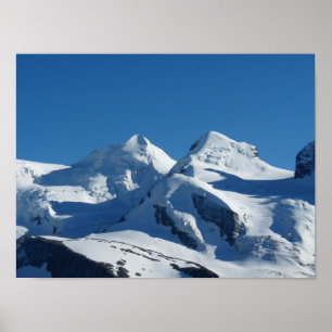 Castor en Pollux Swiss Alps Poster