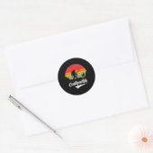 Castquatch Grappige Byss Visser Vissen Meme Ronde Sticker (Envelop)