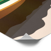 Castrie Saint Lucia vintage-poster Poster (Hoek)