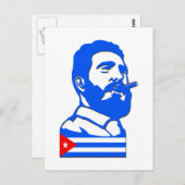 Castro en Cuba Briefkaart (Voorkant / Achterkant)