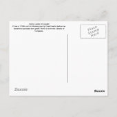 Castro kijkt naar Lincoln Briefkaart (Achterkant)