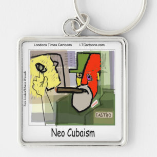 Castro NeoCubaïsme Funny Sleutelhanger