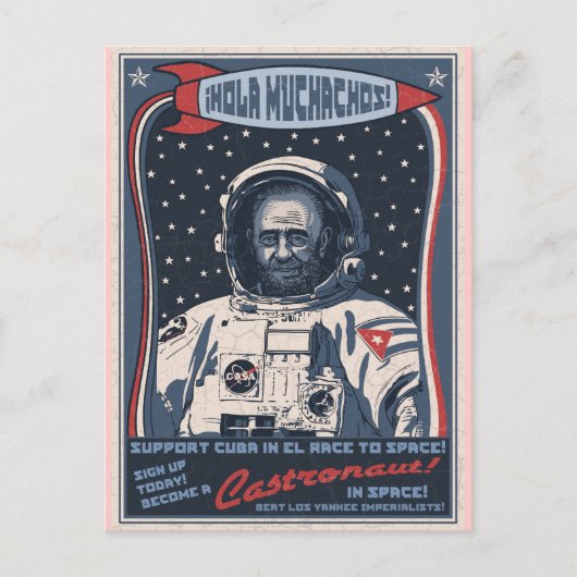 Castronaut Briefkaart (Voorkant)