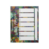 Casual Abstracte   handschriftenplanner Notitieblok (Gedraaid)