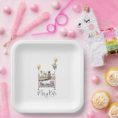 Casual Afstuderen voor scart voor Script Bar Papieren Bordje (Feest)