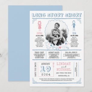 Casual afvuren en klikken sparen de Datum Foto Save The Date