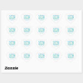 Casual alles wat we nodig hebben is een liefdeswed hart sticker (Vel)