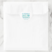 Casual alles wat we nodig hebben is een liefdeswed hart sticker (Tas)