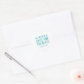 Casual alles wat we nodig hebben is een liefdeswed hart sticker (Envelop)