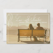 Casual border Weddenschap Love and Bedankt Typogra (Voorkant)