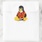 Casual buis - grote ronde stickers (Tas)