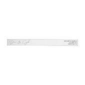 CASUAL CHIC HANDSCHRIFT STIJL BRUILOFT UITNODIGING (Individueel)