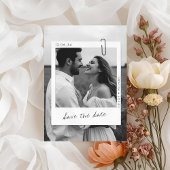 Casual & Chic Photo Frame Wedding Save The Date
