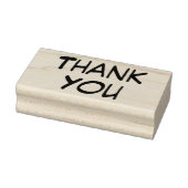 Casual dank u 	rubberstempel (Stempel)