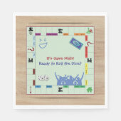 Casual en leuk bordspel Night Party servetten (Voorkant)