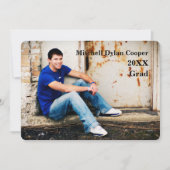 Casual grunge - Aankondiging van Afstuderen (Voorkant)