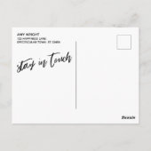 Casual handschrift Eenvoudig Ik heb de typografie Briefkaart (Achterkant)