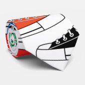 Casual kleurrijke Sneakers Unisex Stropdas (Opgerold)