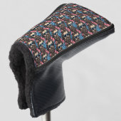 Casual koele filosoof kijken golfheadcover (3/4 voorkant)